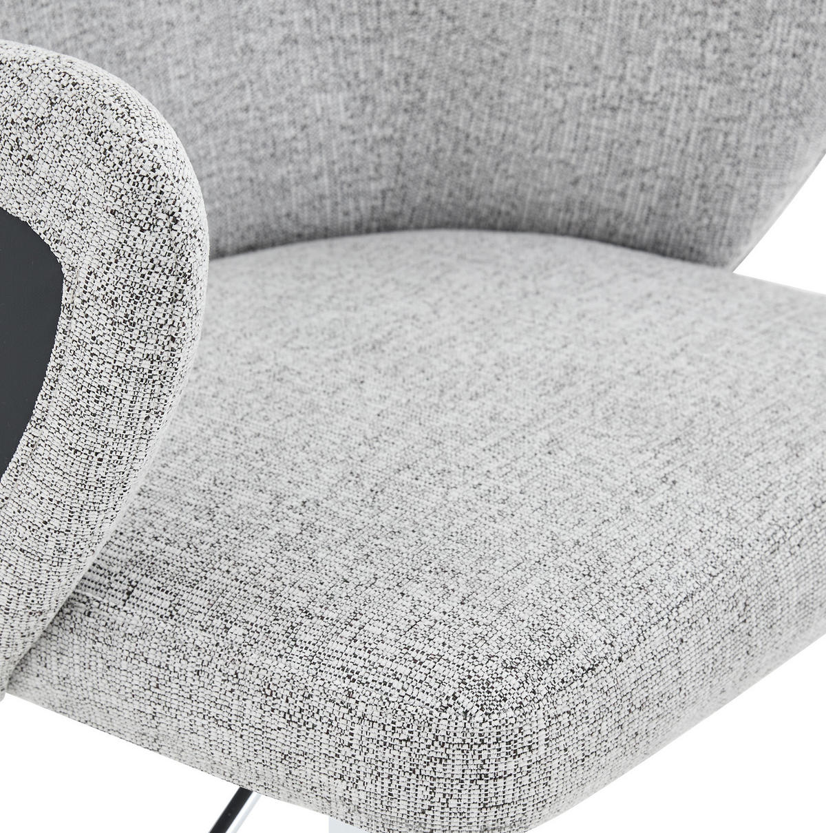 BARHOCKER-SET 2-teilig Hellgrau höhenverstellbar - Hellgrau, Textil (37.6/118/45cm) - MIVRAY
