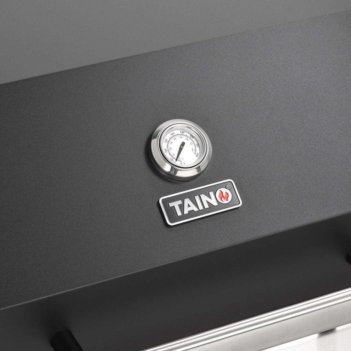 GASGRILL BLACK 2+1 Set mit Edelstahlrost - Schwarz, Metall (116/115/50cm) - TAINO
