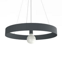 HÄNGELEUCHTE - Anthrazit, Metall (60/60/6cm) - Lumicom