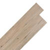 VINYLBODEN PVC-Dielen selbstklebend Eichenbraun 5,02m² - Eichefarben, Kunststoff (91.5/15.2/1.3cm) - DELUKE