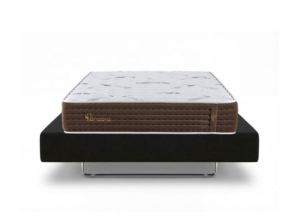 POLSTERBETT Pandora Bett Set 140x200 Braun - Braun, Textil/Metall (140/200cm) - Villa Möbel