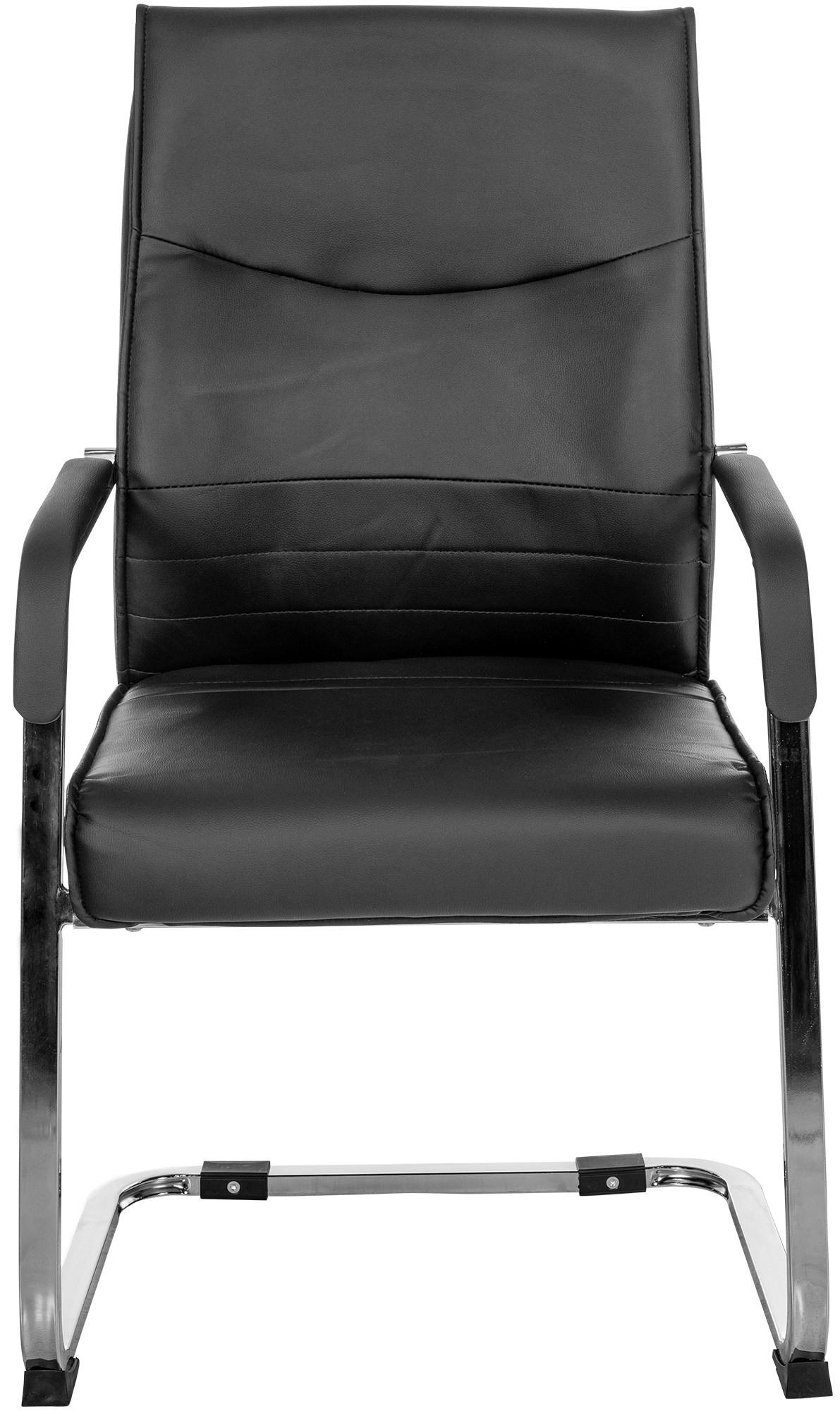SCHWINGSTUHL 2er Set Lederlook Schwarz - Schwarz, Textil/Metall (55/88/60cm) - CLP