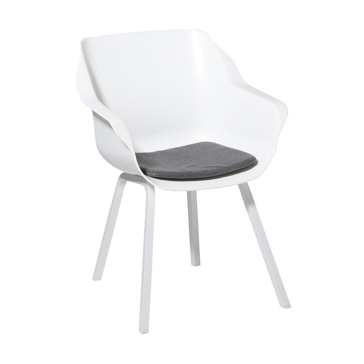SITZKISSEN Manchester 40/40 cm 4er-Set - Grau, Textil (40/2/40cm) - Madison