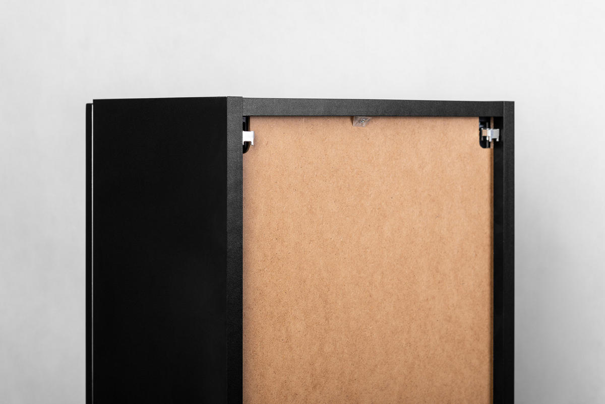 HÄNGESCHRANK Schwarz matt 35/136/27 cm - Schwarz, Holzwerkstoff (35/136/27cm) - Rodan