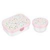 OBST- UND BENTOBOX Campus (2025) Fairy Wonders 300 & 750 ml 2er Set - Weiß/Rosa, Kunststoff (1/1/1cm) - Mepal
