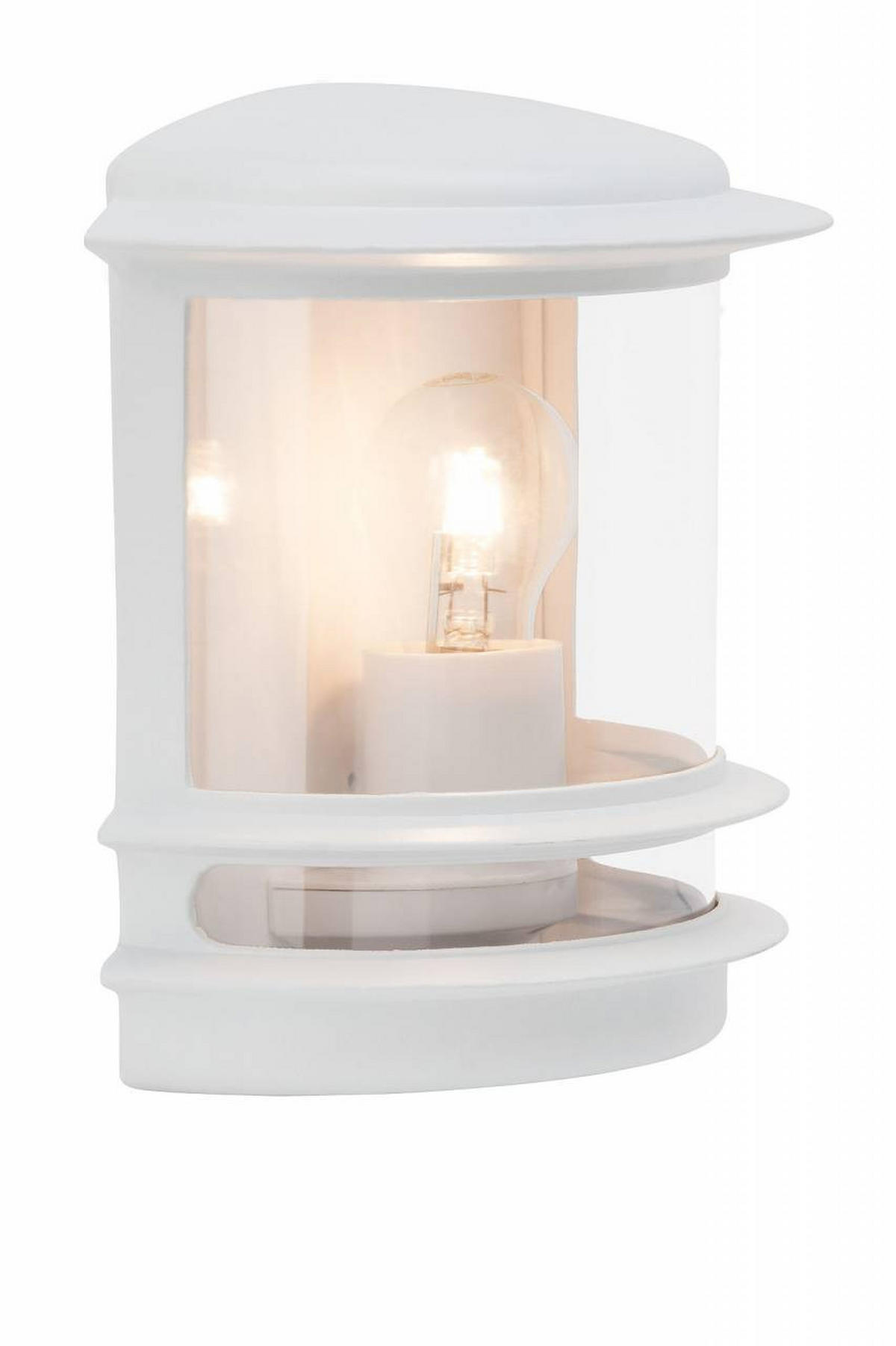 AUSSENWANDLEUCHTE Hollywood 47880/05 - Weiß, Metall (23.5/24/13cm) - Brilliant