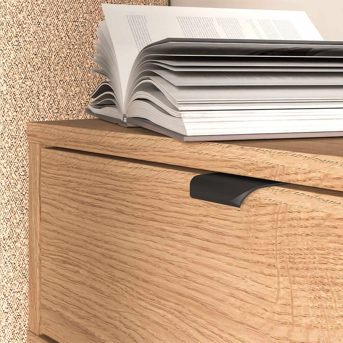 NACHTTISCH Nila Holz - Braun, Holzwerkstoff (45/18/33cm) - Petits-meubles