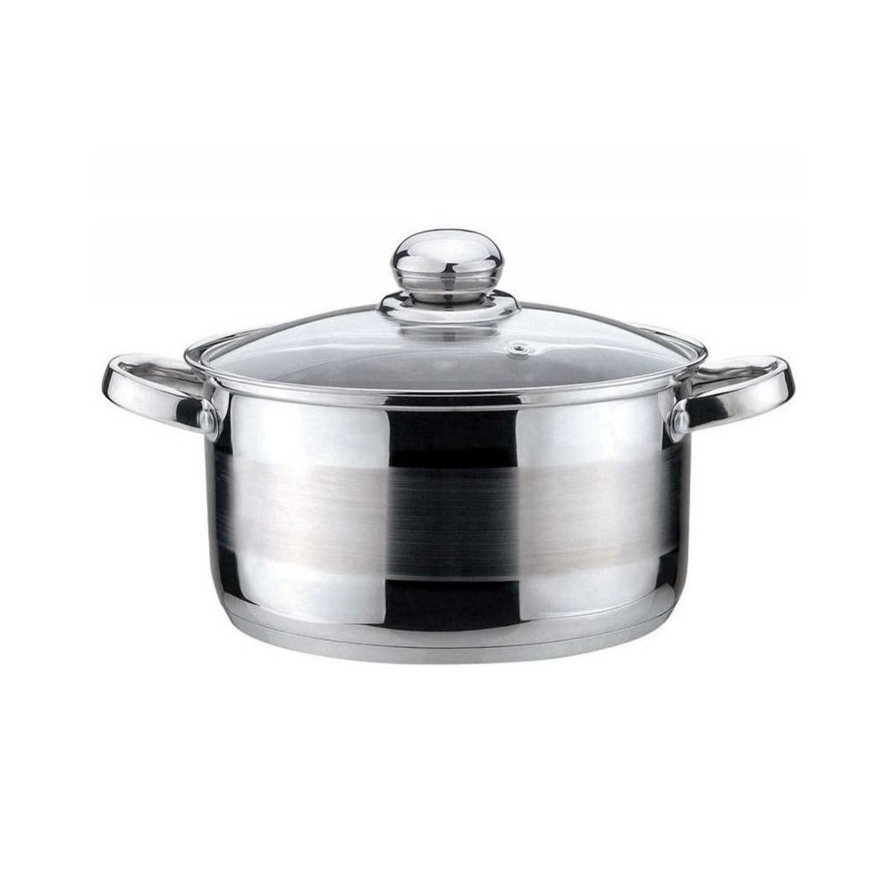 TOPF Silber 14/14/7 cm KH4326 - Silberfarben, Glas (14cm) - Kinghoff 