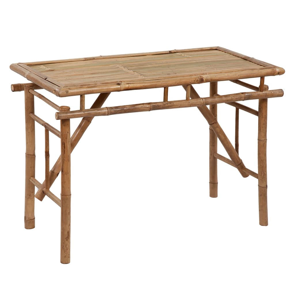 GARTENTISCH Klappbar 115/50/75 Cm Bambus - Braun, Naturmaterialen (115/50/75cm) - vidaXL
