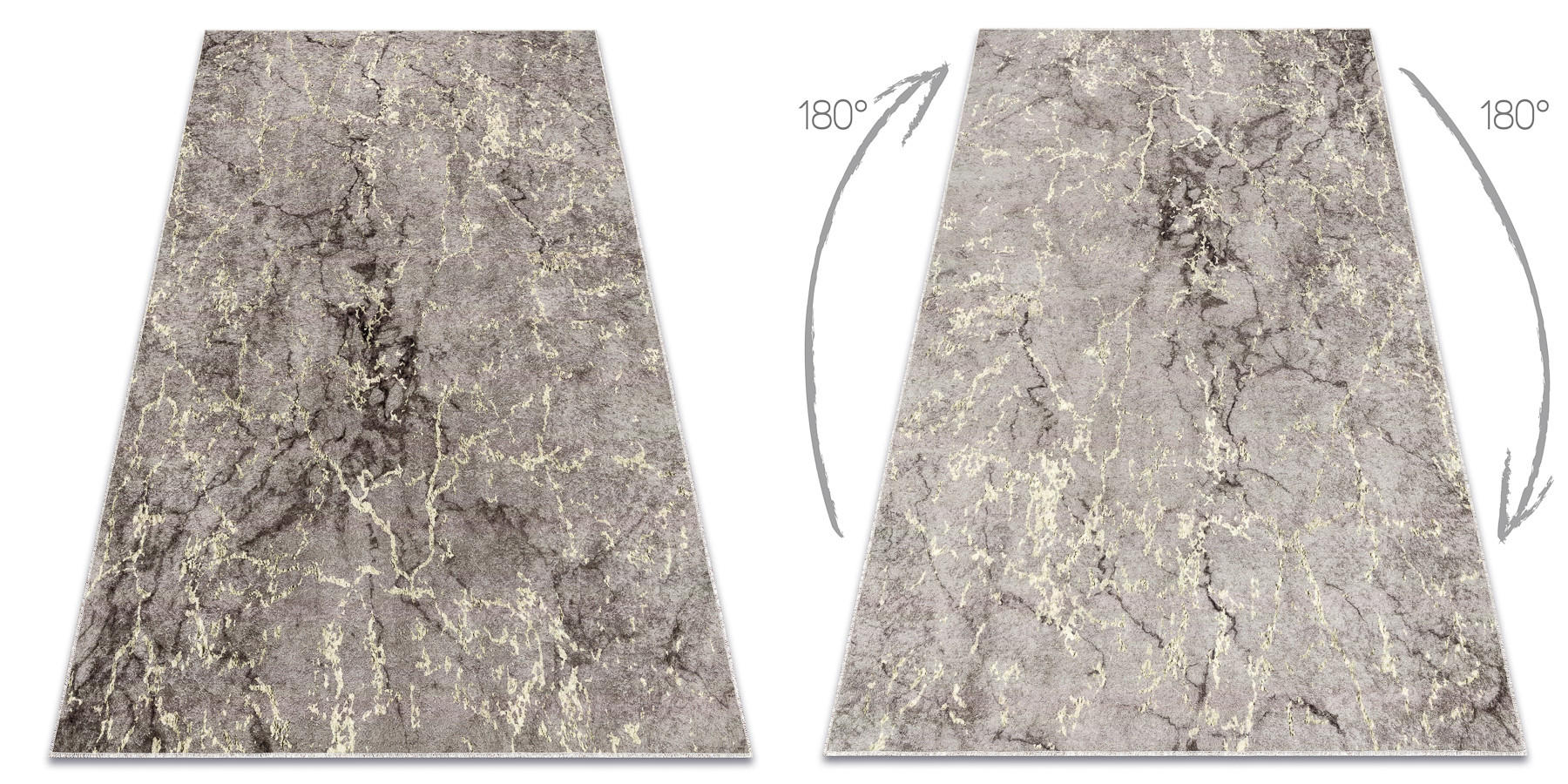 TEPPICH Miro 120/170 cm - Grau, Textil (120/170cm) - rugsX