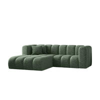 ECKSOFA L-form Sofa Grand modular stoff Haga Grün Links - Grün, Holz (179/227cm) - Kaiser Möbel