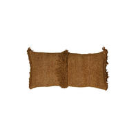 DEKOKISSEN Luani Braun 60/30/10 cm - Rot, Textil (30/60cm) - Light & Living