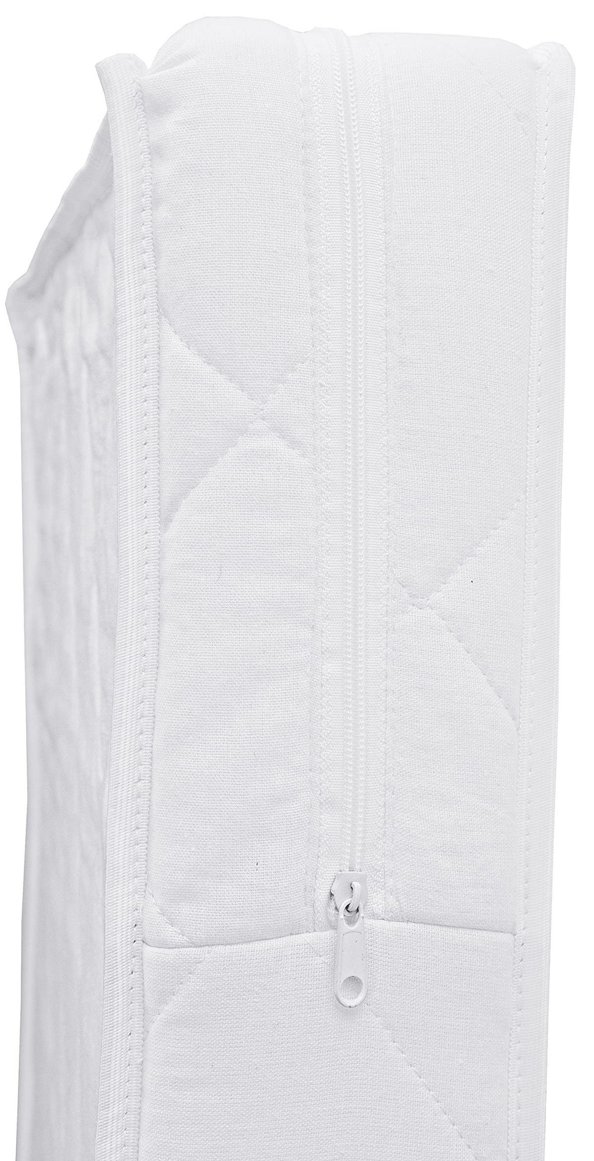 KINDERROLLMATRATZE 60/120/11 cm 100 % Polycotton gesteppt und weich Kindermatratze ZERTIFIKAT - Weiß, Naturmaterialien - Best for Kids