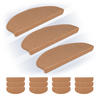 15XSTUFENMATTEN - Beige, Kunststoff (24/65/4cm) - Relaxdays