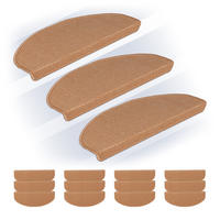 15XSTUFENMATTEN - Beige, Kunststoff (24/65/4cm) - Relaxdays