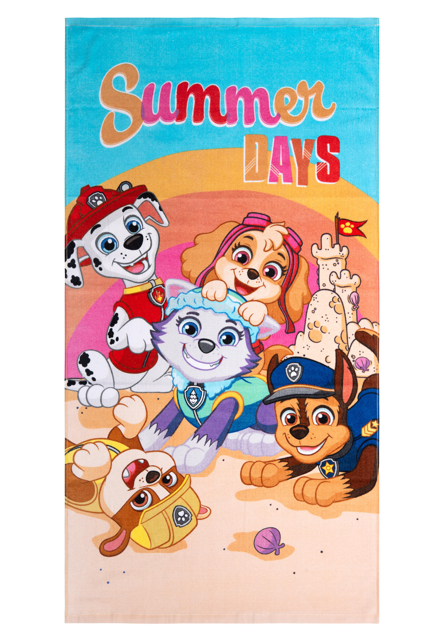 STRANDTUCH Paw Patrol Summer Days 140 x 70 cm - Multicolor, Textil (140/70cm) - Paw Patrol