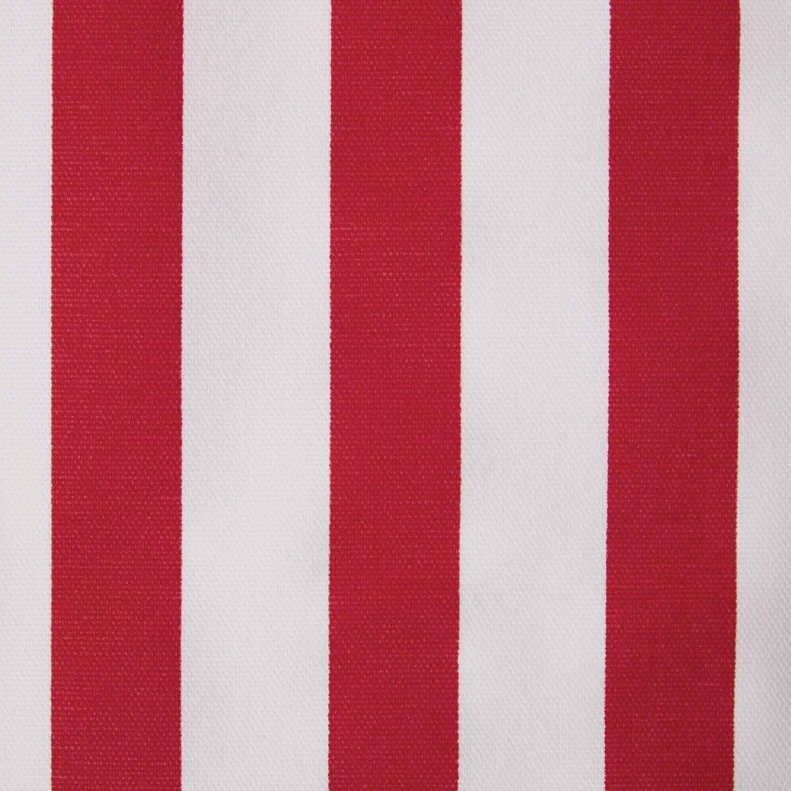 BAUMWOLLSTOFF Meterware rot-weiß gestreift, 150 cm - Rot, Textil (150/100cm) - Homescapes