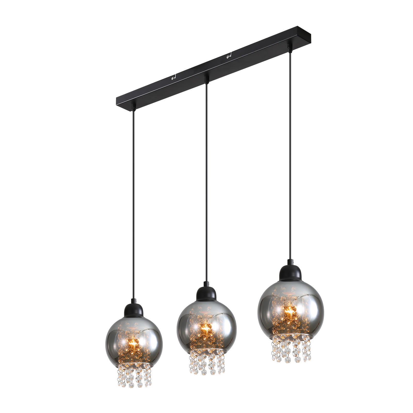 HÄNGELEUCHTE Marra 65/5/175 cm - Schwarz, Metall (5/65/175cm) - Nettlife