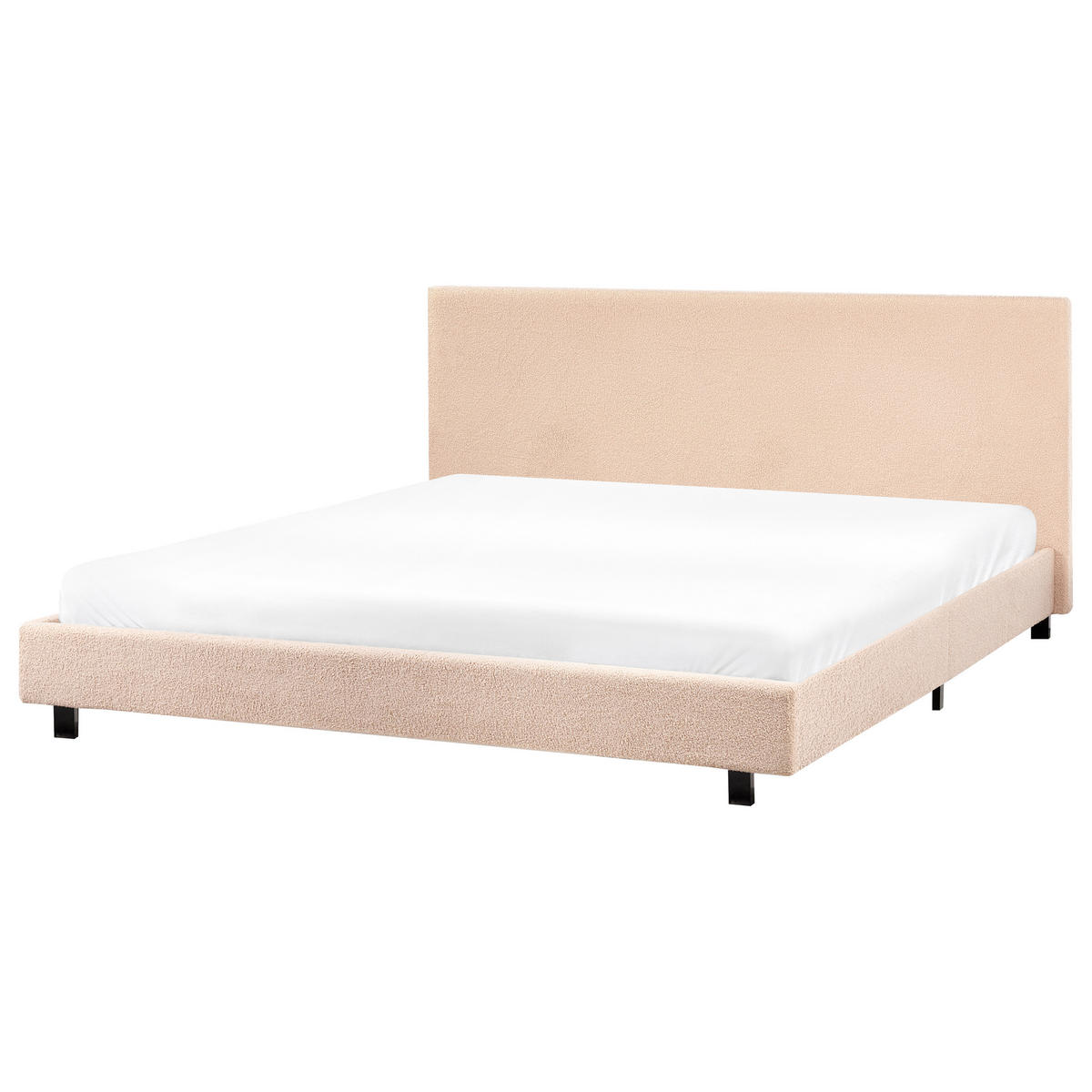 VÍZÁGY 180x200 cm Bézs Albi - bézs, textil (180/200cm) - Beliani