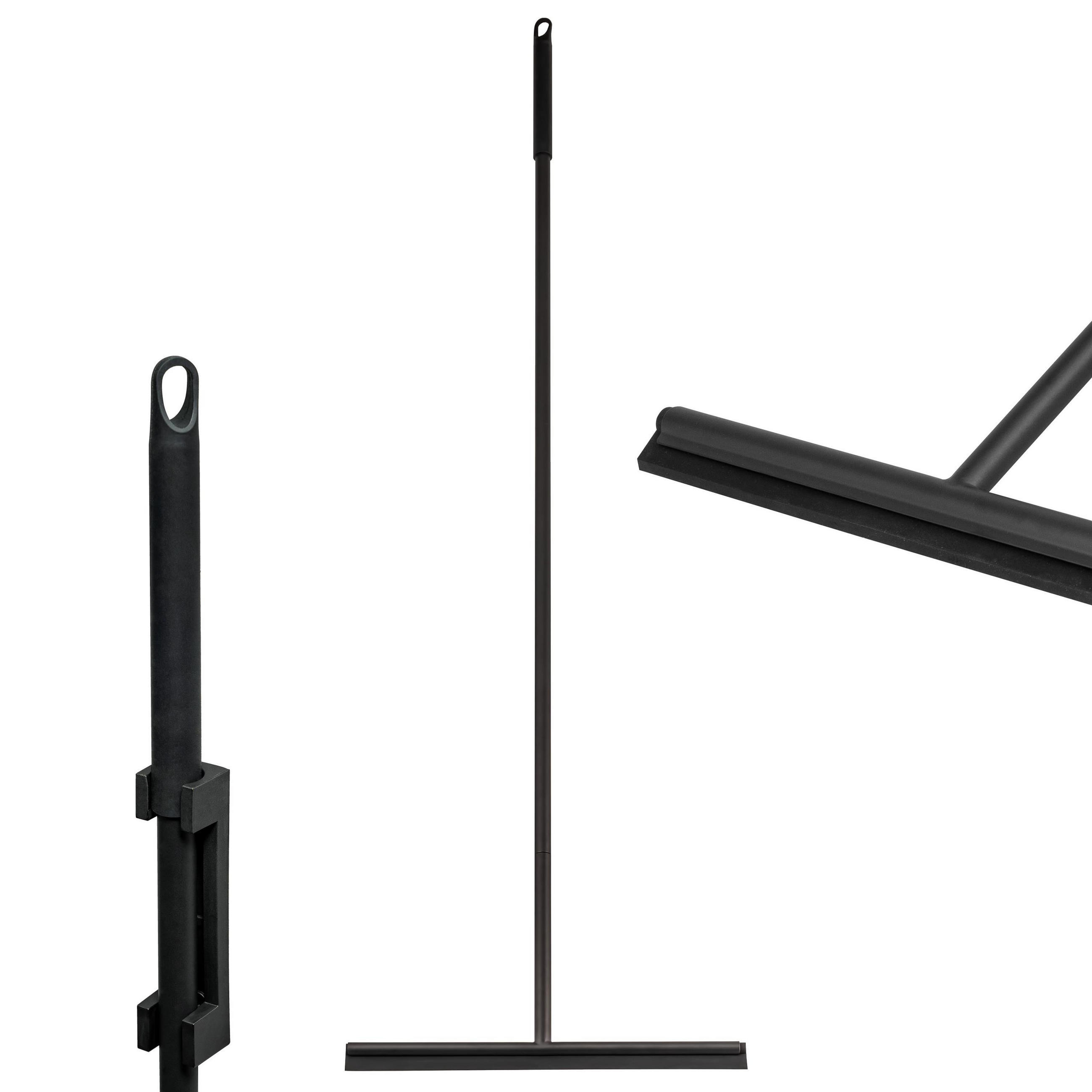 BODENABZIEHER, schwarz, Metall - Schwarz, Metall (36/126.5/2cm) - bremermann