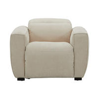 RELAXSESSEL - 1 Person - Stoff - Beige - - Beige, Textil (108/70/114cm) - Vente-Unique