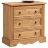 KOMMODE TEQUILA - Braun, Holz (88/86/44cm) - IDIMEX