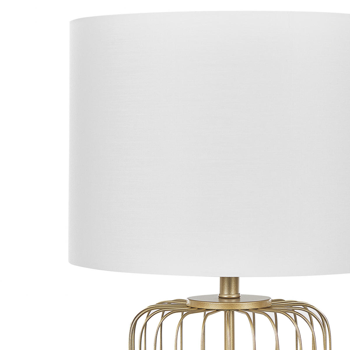 TISCHLAMPE Thouet 35/35/58 cm - Weiß, Metall (35/35/58cm) - Beliani