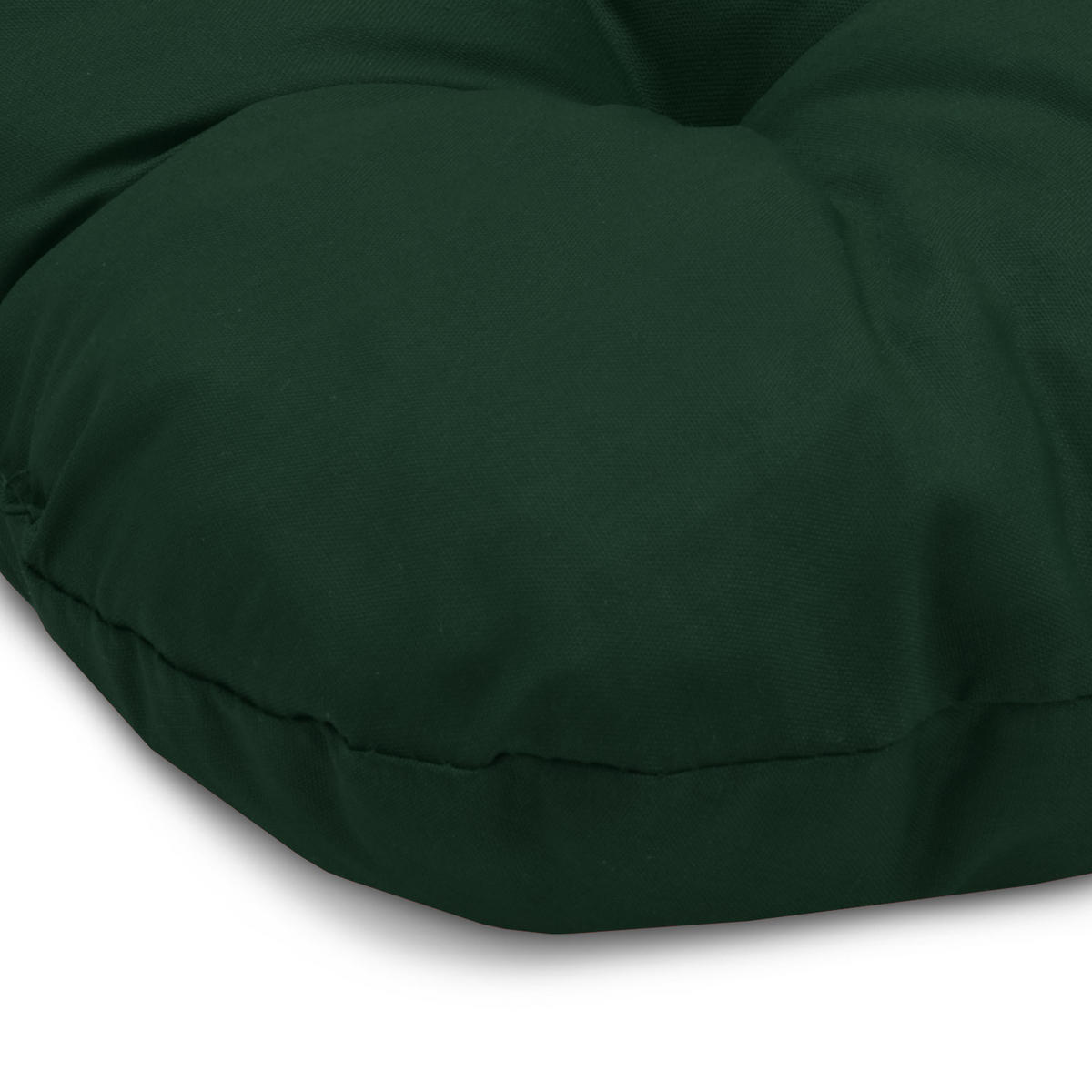 STUHLKISSEN Lisa 40/40/8 cm Dunkelgrün 4tlg - Dunkelgrün, Textil (40/40cm) - Beautissu 