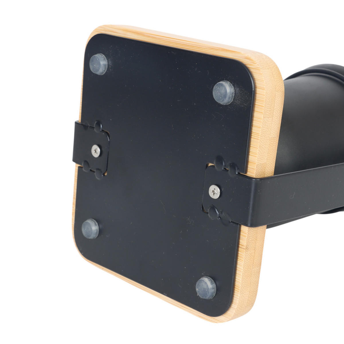 WC-GARNITUR - Schwarz, Holz/Kunststoff (15/72.5/14.5cm) - Relaxdays