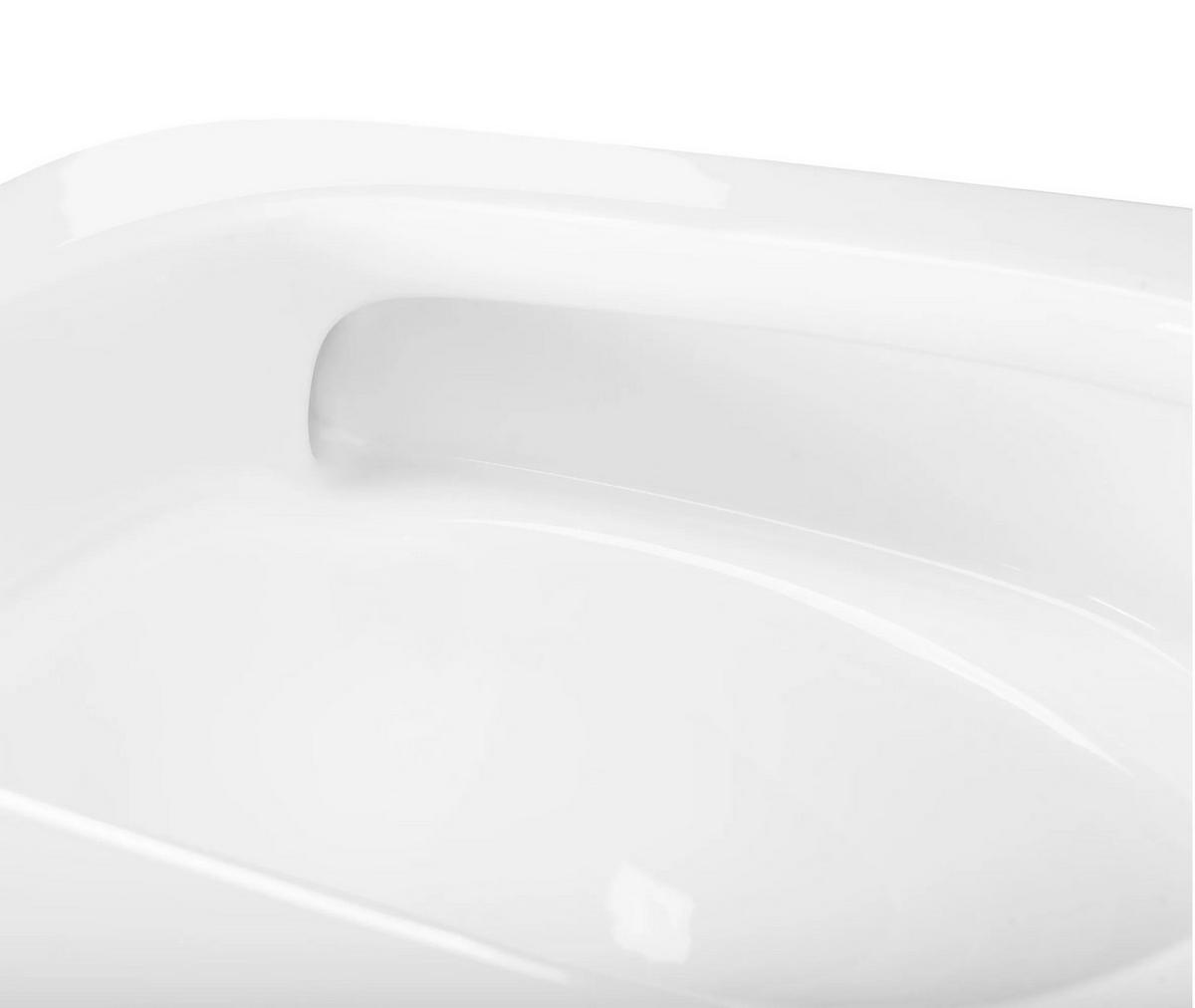 WC Schüssel Randlos Rea Dexter Tornado - Weiß, Keramik (36.5/35/51.5cm) - REA