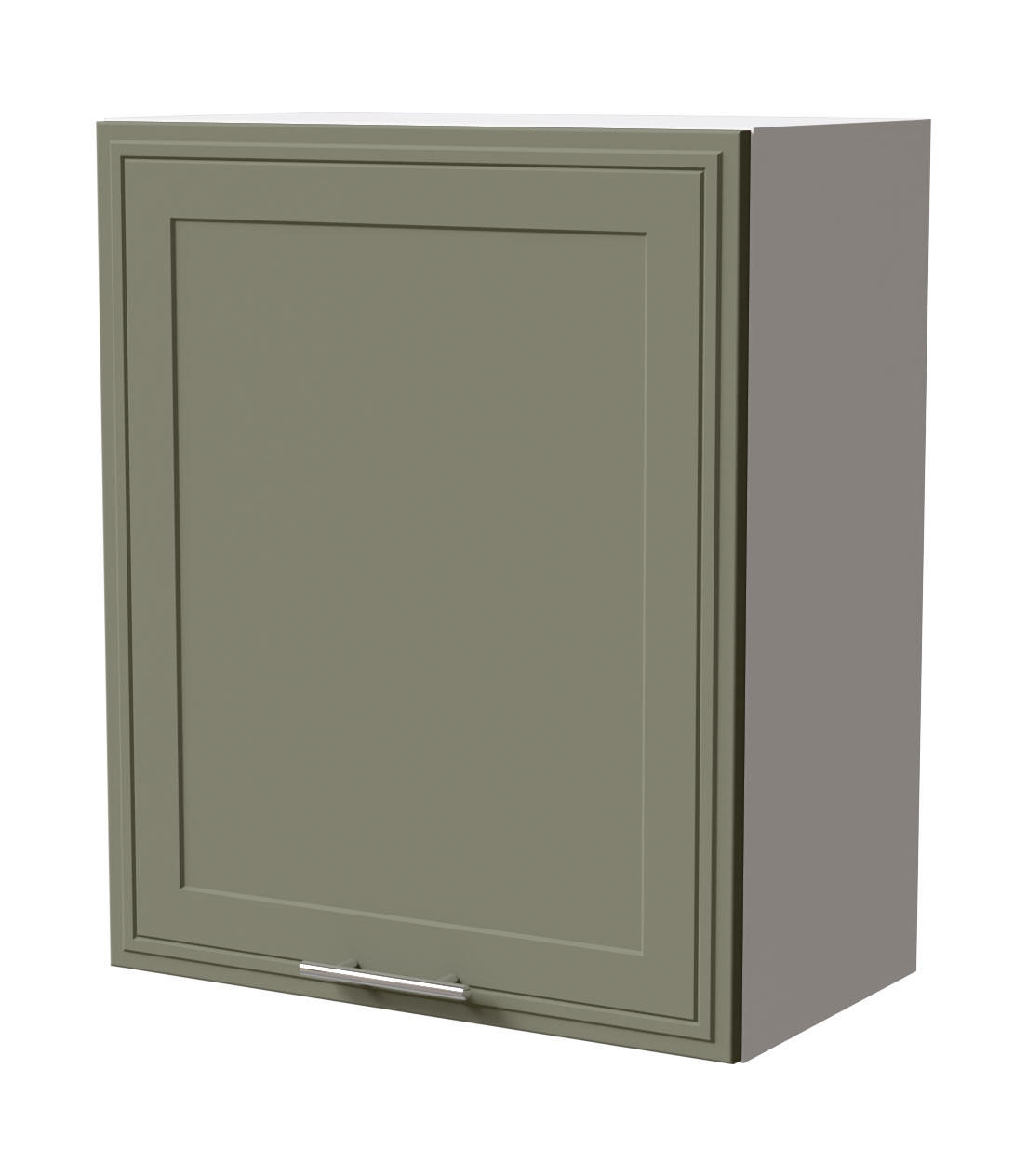 HÄNGESCHRANK Salo W2/60 Weiß / Reed Green Matt 60 / 32,5 / 72cm - Weiß/Grün, Holz/Holzwerkstoff (60/72/32.5cm) - Feldmann-Wohnen