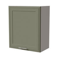 HÄNGESCHRANK Salo W2/60 Weiß / Reed Green Matt 60 / 32,5 / 72cm - Weiß/Grün, Holz/Holzwerkstoff (60/72/32.5cm) - Feldmann-Wohnen