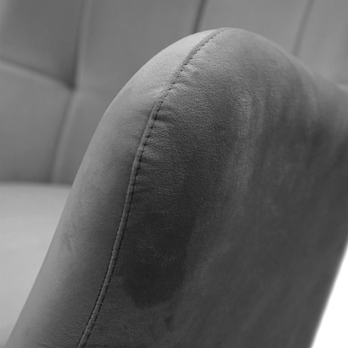 SESSEL SAND mit Buchenbeinen - Dunkelgrau/Buchefarben, Textil (80/105/86cm) - Lookway