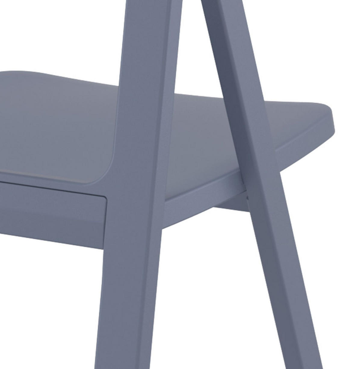 KLAPPSTUHL SLAG grau - Weiß, Kunststoff (48/45/48cm) - Légia Home