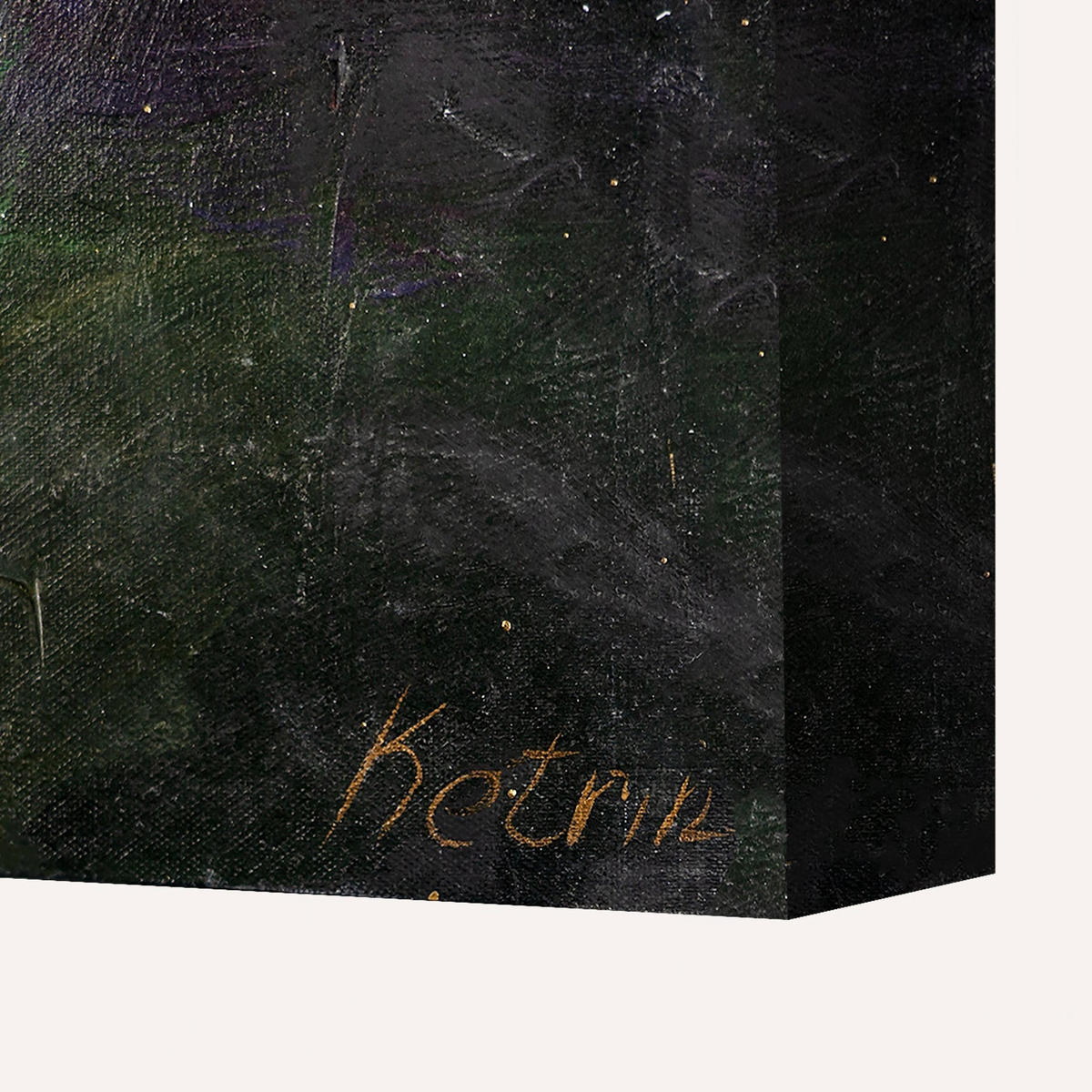 GEMÄLDE Pfingstrosen II auf Keilrahmen 140x100 cm - Schwarz, Holz (140/100cm) - YS-art gallery