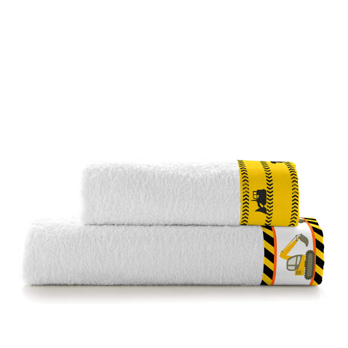 HANDTUCH 2er-Set machinery mehrfarbig - Multicolor, Textil (70/140cm) - Happy Friday