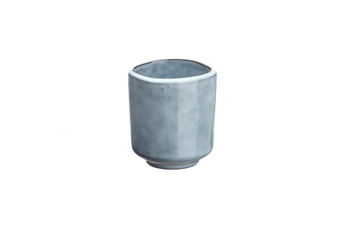 BECHER Cloud 120ml - 6er-Set - Sturmgrau - Grau, Keramik (0.12L) - Björn