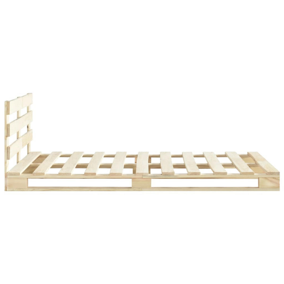 BETT Hobbs 200/200 cm - Braun, Holz (200/200cm) - Nettlife