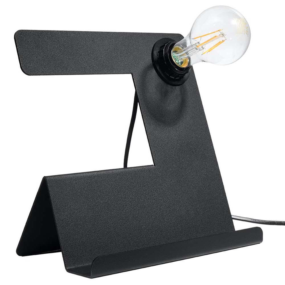 Sollux Lighting Tischleuchte Schwarz 25x24x17 cm