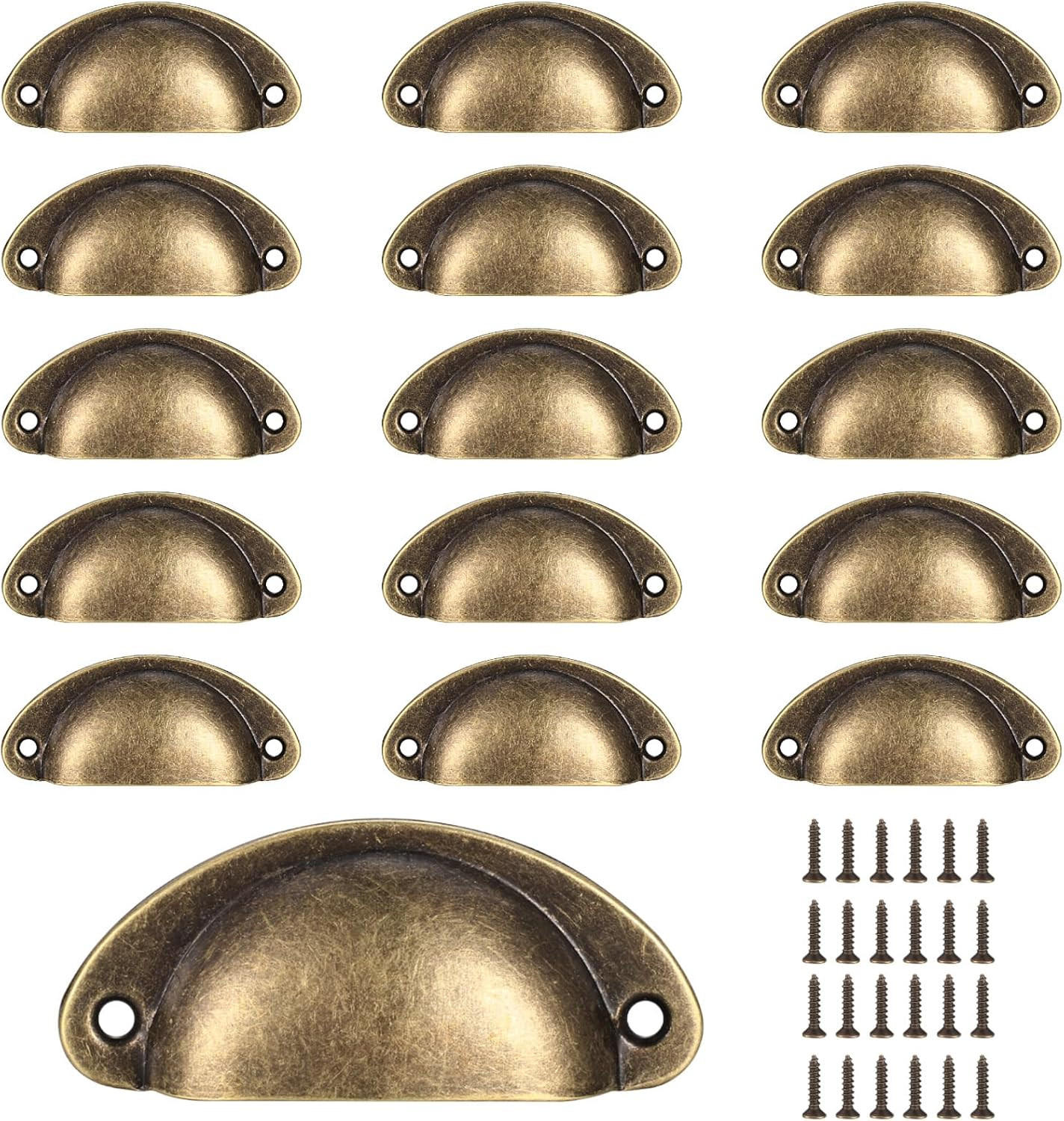 SCHRANKKNOPF 16er-Set - Orange, Metall (3.3/1.8/8.1cm)