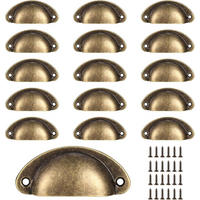SCHRANKKNOPF 16er-Set - Orange, Metall (3.3/1.8/8.1cm)