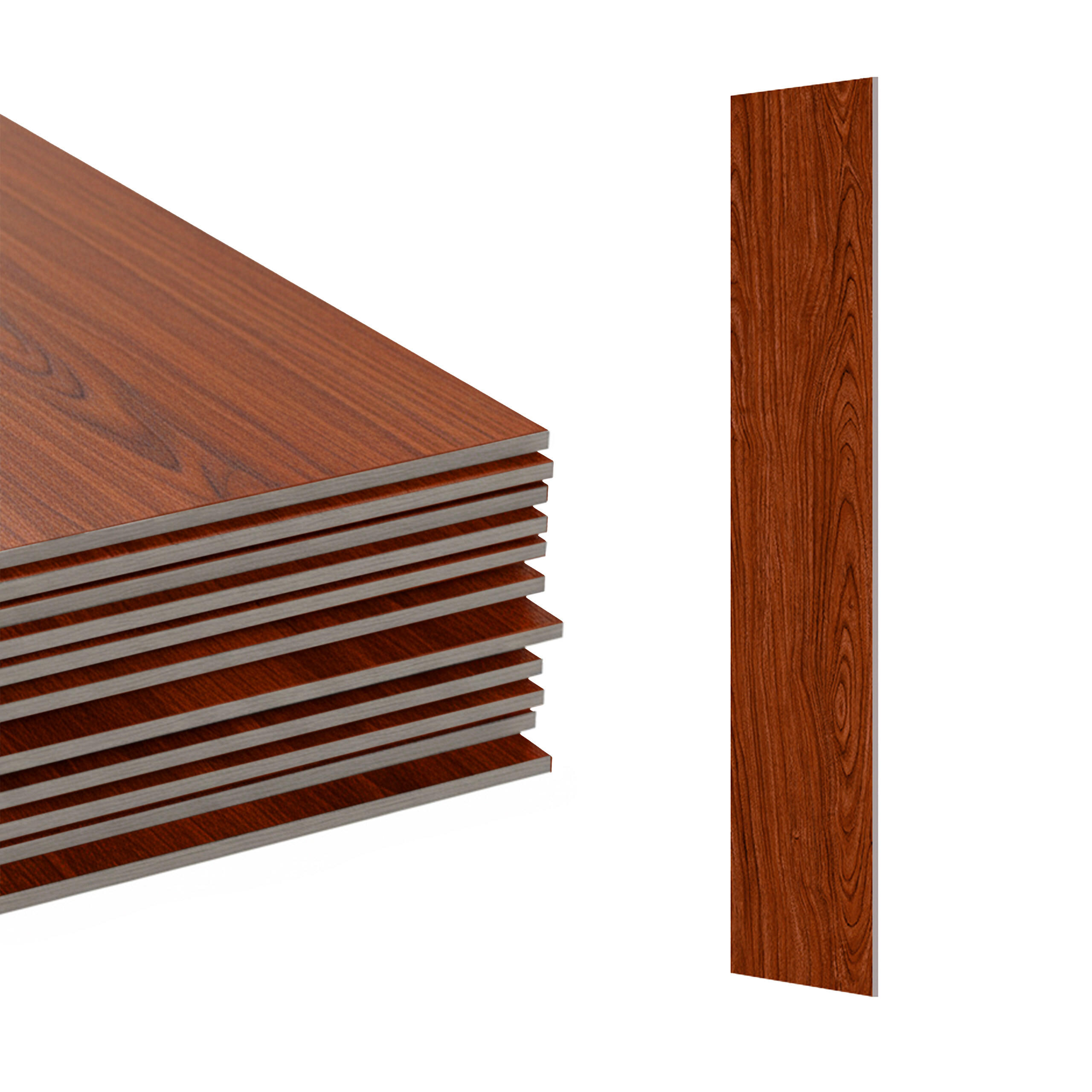 PVC Bodenbelag - Braun, Kunststoff/Stein (1.8/91/15cm) - Relaxdays