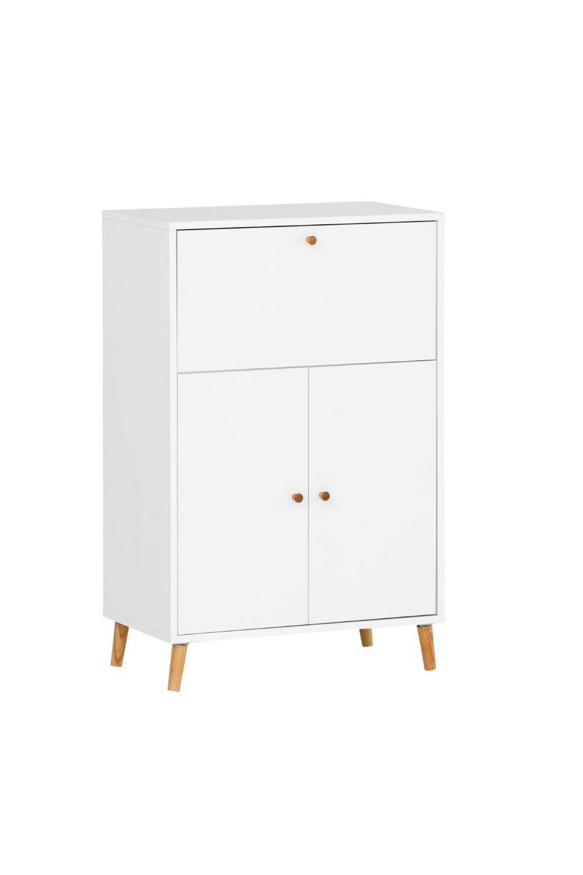SCHREIBTISCH ausklappbar Jaguar 101,7x65,2x39 cm Weiß - Weiß, Holz (39/65.2/101.7cm) - PROREGAL