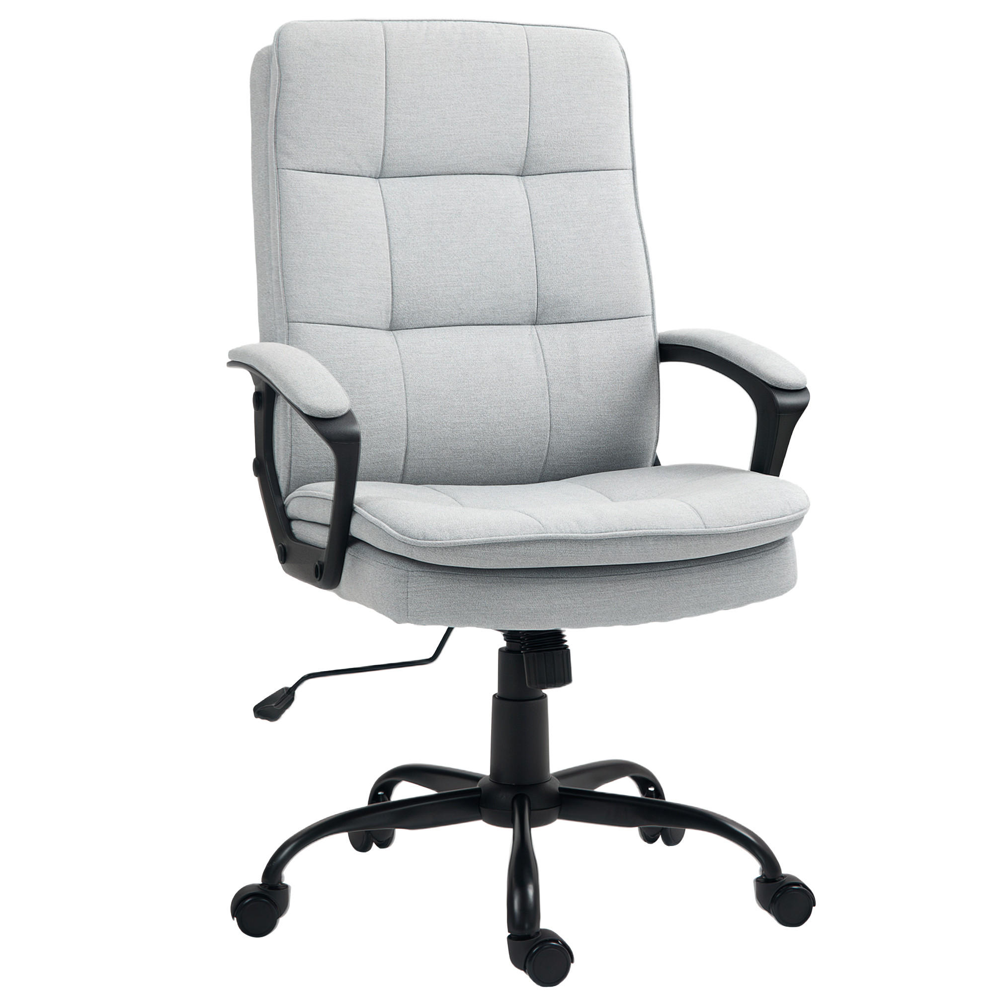 BÜROSTUHL Grau Polyester 70xx63x112 xm - Grau, Kunststoff (63/112/70cm) - DESIGN IN