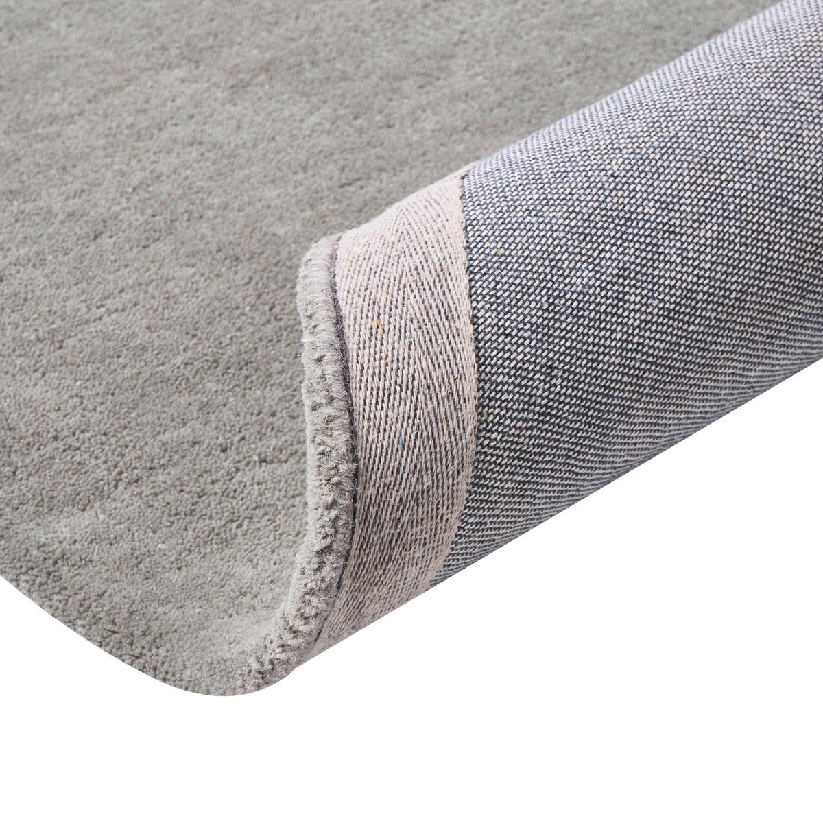 KOBEREC Tmavě šedý 140 cm Vlna Vasco - tmavě šedá, textil (140/140cm) - Beliani
