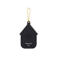 SOUND BOXES Mini Cuckoo - Schwarz - 5,4/7,2 cm - Schwarz, Kunststoff (5/7/5cm) - Karlsson
