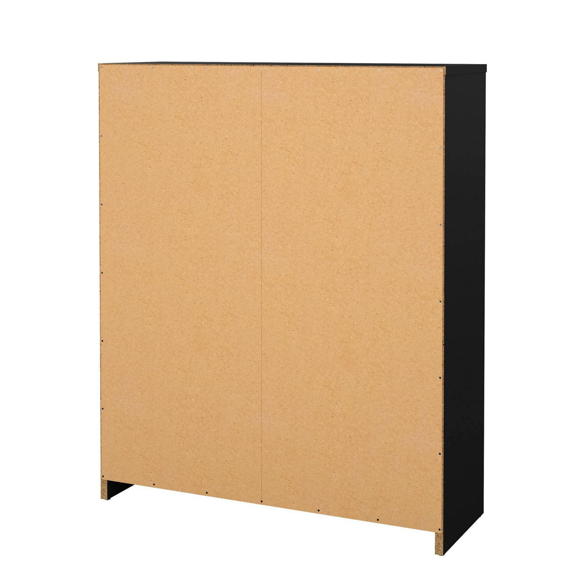 SCHUHSCHRANK Schwarz 24.05/70.3/85.2 cm - Schwarz, Holzwerkstoff (70/85/24cm) - DMORA