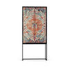 HIGHBOARD aus MDF ALVA VINTAGE RUG - Beige/Orange, Holzwerkstoff (75/164.5/45cm) - RNT By Really Nice Things