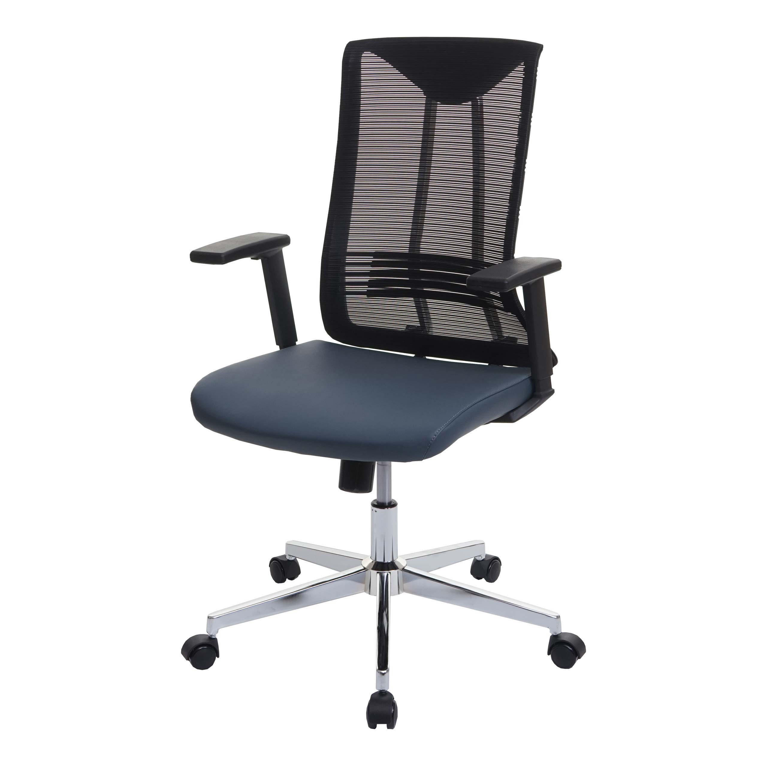 BÜROSTUHL Blau - Blau, Textil (65/110/66cm) - MCW