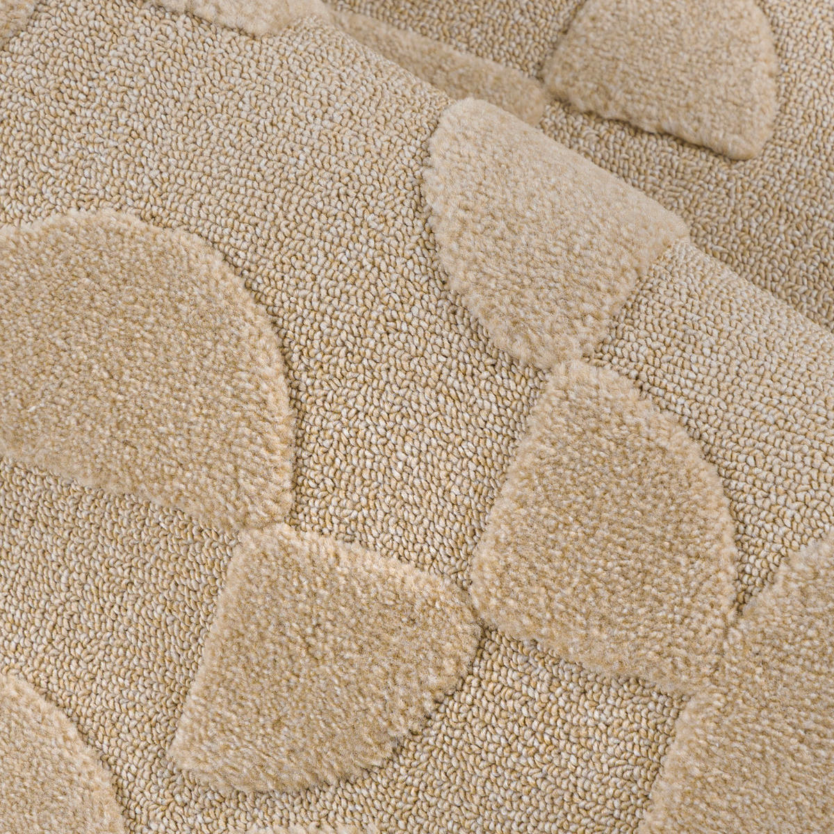 TEPPICH Beige Geometrisch, Moderne 120 x 170 cm - Sandfarben/Beige, Textil (120/170cm) - Mazovia